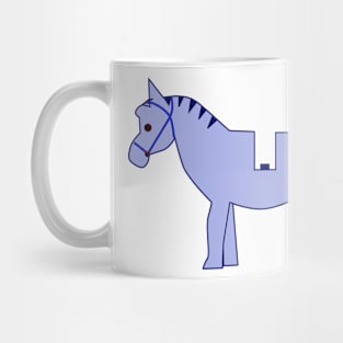 Interpretation of a Minifig Horse Mug